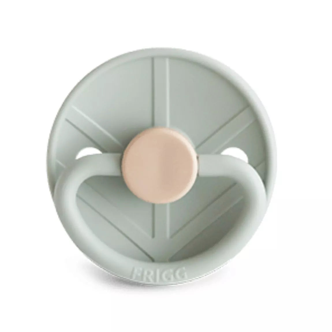 FRIGG Little Viking pacifier - Powder Blue / Sage / Cream