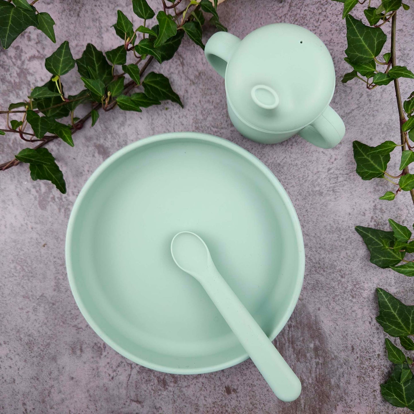 Sippy Cup Silicone 250 ml Cameo Green