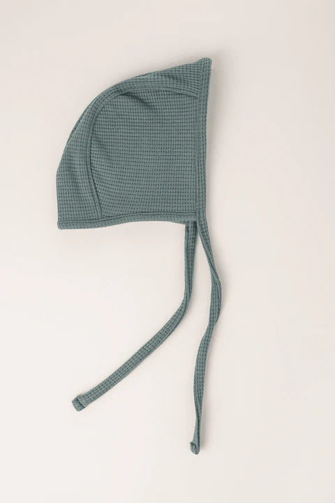 Cotton baby bonnet, Thyme