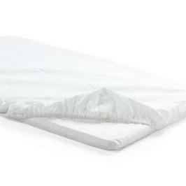 Organic fitted sheet baby white GOTS