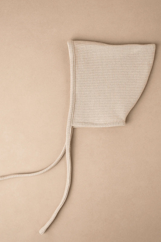 TISU baby pixie bonnet, Ecru